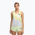 Koszulka do biegania damska PUMA Lightspeed Ultraweave Graphic Singlet silver mist
