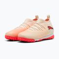 Buty piłkarskie dziecięce PUMA Future 9 Match TT+ Mid Jr sugared almond/puma white/ultra red/puma black 3