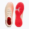 Buty piłkarskie dziecięce PUMA Future 9 Match TT+ Mid Jr sugared almond/puma white/ultra red/puma black 5