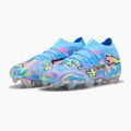 Buty piłkarskie PUMA Future 9 Ultimate Advanced Level FG puma white/blue glimmer/pink glimmer/yellow alert 3