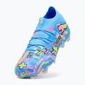 Buty piłkarskie PUMA Future 9 Ultimate Advanced Level FG puma white/blue glimmer/pink glimmer/yellow alert 4