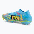 Buty piłkarskie PUMA Future 9 Match Advanced Level FG/AG puma white/blue glimmer/pink glimmer/yellow alert 3