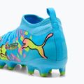 Buty piłkarskie dziecięce PUMA Future 9 Match Advanced Level FG/AG Jr puma white/blue glimmer/pink glimmer/yellow alert 6