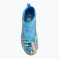 Buty piłkarskie dziecięce PUMA Future 9 Match Advanced Level FG/AG Jr puma white/blue glimmer/pink glimmer/yellow alert 5