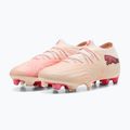 Buty piłkarskie PUMA Future 9 Ultimate Low FG sugared almond/puma white/ultra red/puma black 3