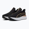 Buty damskie PUMA Softride Sabrina Polished Chrome puma black/puma white/puma gold 3
