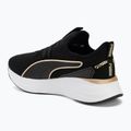 Buty damskie PUMA Softride Sabrina Polished Chrome puma black/puma white/puma gold 3