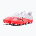 Buty piłkarskie dziecięce PUMA Ultra 7 Match FG/AG Jr ultra red/puma black/puma white 3