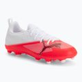 Buty piłkarskie dziecięce PUMA Ultra 7 Match FG/AG Jr ultra red/puma black/puma white