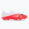 Buty piłkarskie dziecięce PUMA Ultra 7 Match FG/AG Jr ultra red/puma black/puma white 2