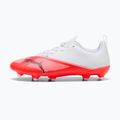 Buty piłkarskie dziecięce Puma Ultra 7 Play FG/AG Jr Ultra Red/Puma Black/Puma White