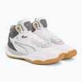Buty do koszykówki męskie PUMA Playmaker Pro Mid Trophies ash gray/cast iron/puma gold 4