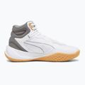 Buty do koszykówki męskie PUMA Playmaker Pro Mid Trophies ash gray/cast iron/puma gold 9