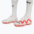 Buty piłkarskie męskie PUMA Future Pro FG/AG puma white/puma black/fire orchid 2