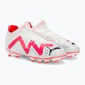 Buty piłkarskie dziecięce PUMA Future Pro FG/AG puma white/puma black/fire orchid 4