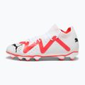 Buty piłkarskie dziecięce PUMA Future Pro FG/AG puma white/puma black/fire orchid 10