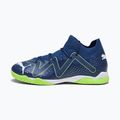 Buty piłkarskie dziecięce PUMA Future Match IT + Mid persian blue/puma white/pro green 9