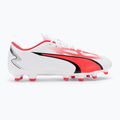 Buty piłkarskie męskie PUMA Ultra Play FG/AG puma white/puma black/fire orchid 2