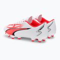 Buty piłkarskie męskie PUMA Ultra Play FG/AG puma white/puma black/fire orchid 3