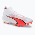 Buty piłkarskie męskie PUMA Ultra Pro FG/AG puma white/puma black/fire orchid