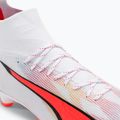 Buty piłkarskie męskie PUMA Ultra Pro FG/AG puma white/puma black/fire orchid 8