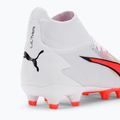 Buty piłkarskie męskie PUMA Ultra Pro FG/AG puma white/puma black/fire orchid 9