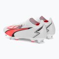 Buty piłkarskie męskie PUMA Ultra Match MXSG puma white/puma black/fire orchid 3