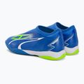 Buty piłkarskie dziecięce PUMA Ultra Match LL IT + Mid ultra blue/puma white/pro green 3