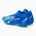 Buty piłkarskie męskie PUMA Ultra Match+ LL FG/AG ultra blue/puma white/pro green 3