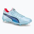 Buty piłkarskie męskie PUMA King Ultimate FG/AG silver sky/puma black/fire orchid