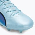 Buty piłkarskie męskie PUMA King Ultimate FG/AG silver sky/puma black/fire orchid 7