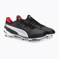 Buty piłkarskie męskie PUMA King Ultimate FG/AG puma black/puma white/fire orchid 4