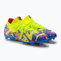 Buty piłkarskie męskie PUMA Future Ultimate Energy FG/AG ultra blue/yellow alert/luminous pink 4