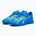 Buty piłkarskie dziecięce PUMA Ultra Play IT V ultra blue/puma white/pro green 8