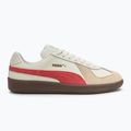 Buty PUMA Army Trainer warm white/granola/astro red 2