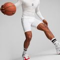 Spodenki koszykarskie męskie PUMA Hoops Team Baselayer puma white 2