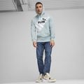 Bluza męska PUMA Power Graphic Hoodie TR turquoise surf 4