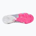 Buty piłkarskie PUMA Future 7 Ultimate Low FG/AG white/black/poison pink/bright aqua/silver mist 4
