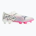 Buty piłkarskie PUMA Future 7 Ultimate Low FG/AG white/black/poison pink/bright aqua/silver mist 9