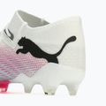 Buty piłkarskie PUMA Future 7 Ultimate Low FG/AG white/black/poison pink/bright aqua/silver mist 13