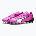 Buty piłkarskie PUMA Ultra Match FG/AG poison pink/puma white/puma black 10
