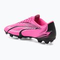 Buty piłkarskie PUMA Ultra Play FG/AG poison pink/puma white/puma black 3