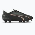 Buty piłkarskie PUMA Ultra Play FG/AG puma black/copper rose 2