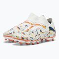 Buty piłkarskie PUMA Future 7 Match Creativity FG/AG white/ocean tropic/turquoise surf/hot heat/sunstream 10