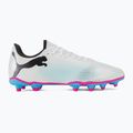 Buty piłkarskie PUMA Future 7 Play FG/AG puma white/puma black/poison pink 2