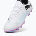 Buty piłkarskie PUMA Future 7 Play FG/AG puma white/puma black/poison pink 12