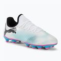 Buty piłkarskie dziecięce PUMA Future 7 Play FG/AG puma white/puma black/poison pink