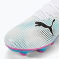 Buty piłkarskie dziecięce PUMA Future 7 Play FG/AG puma white/puma black/poison pink 7
