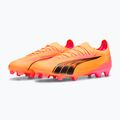 Buty piłkarskie PUMA Ultra Ultimate FG/AG sunset glow/puma black/sun stream 10