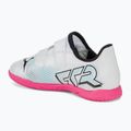 Buty piłkarskie dziecięce PUMA Future 7 Play IT V puma white/puma black/poison pink 3